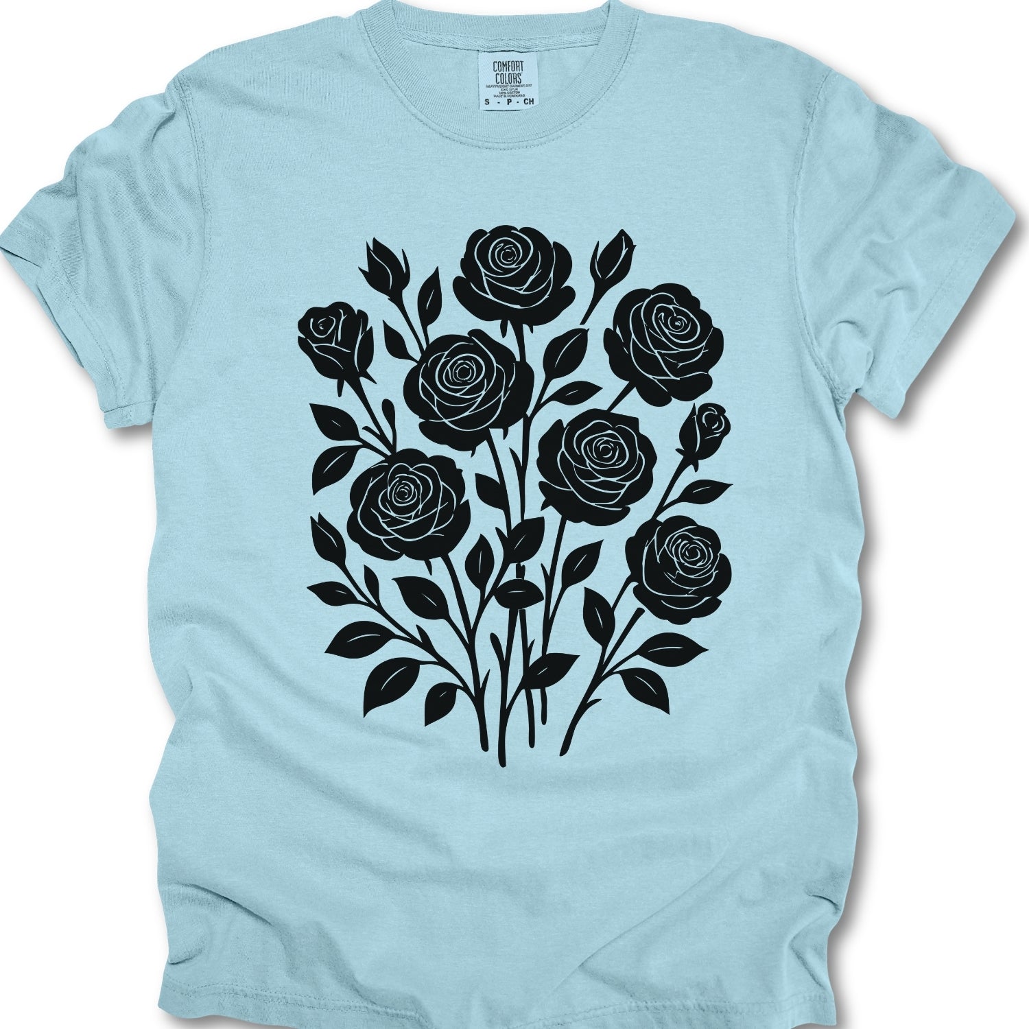 Stencil Rose Tee
