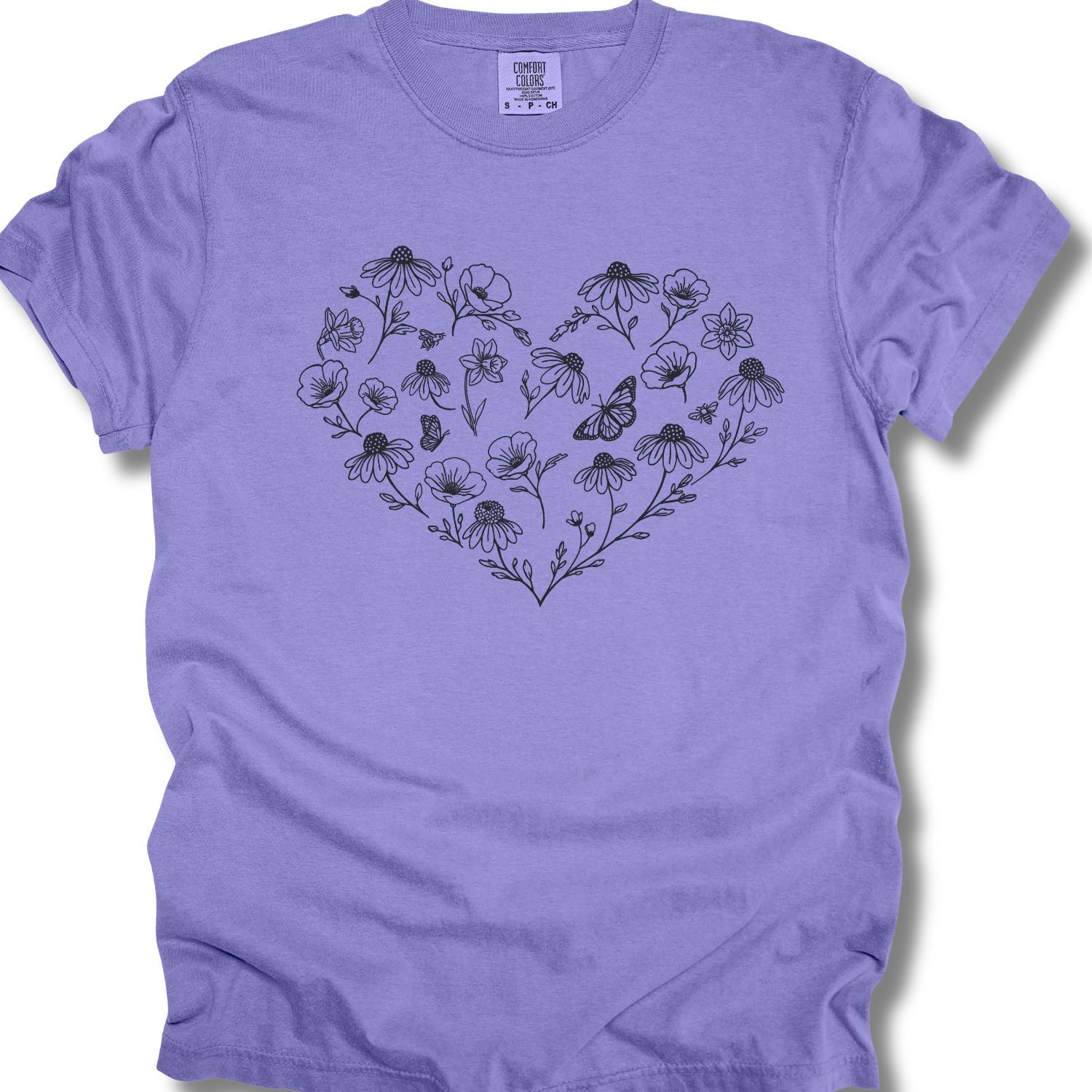 Floral Heart T-shirt