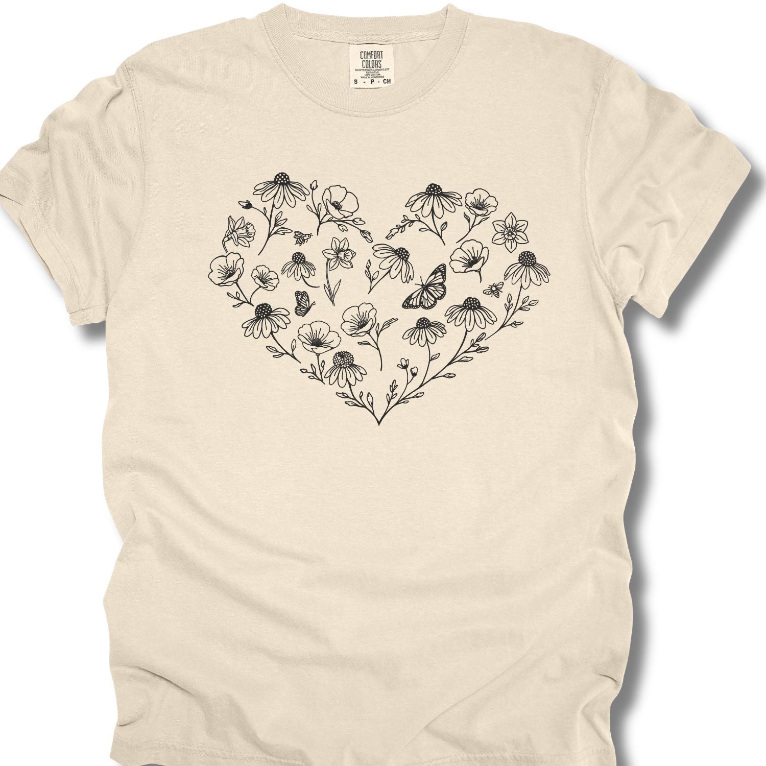 Floral Heart T-shirt