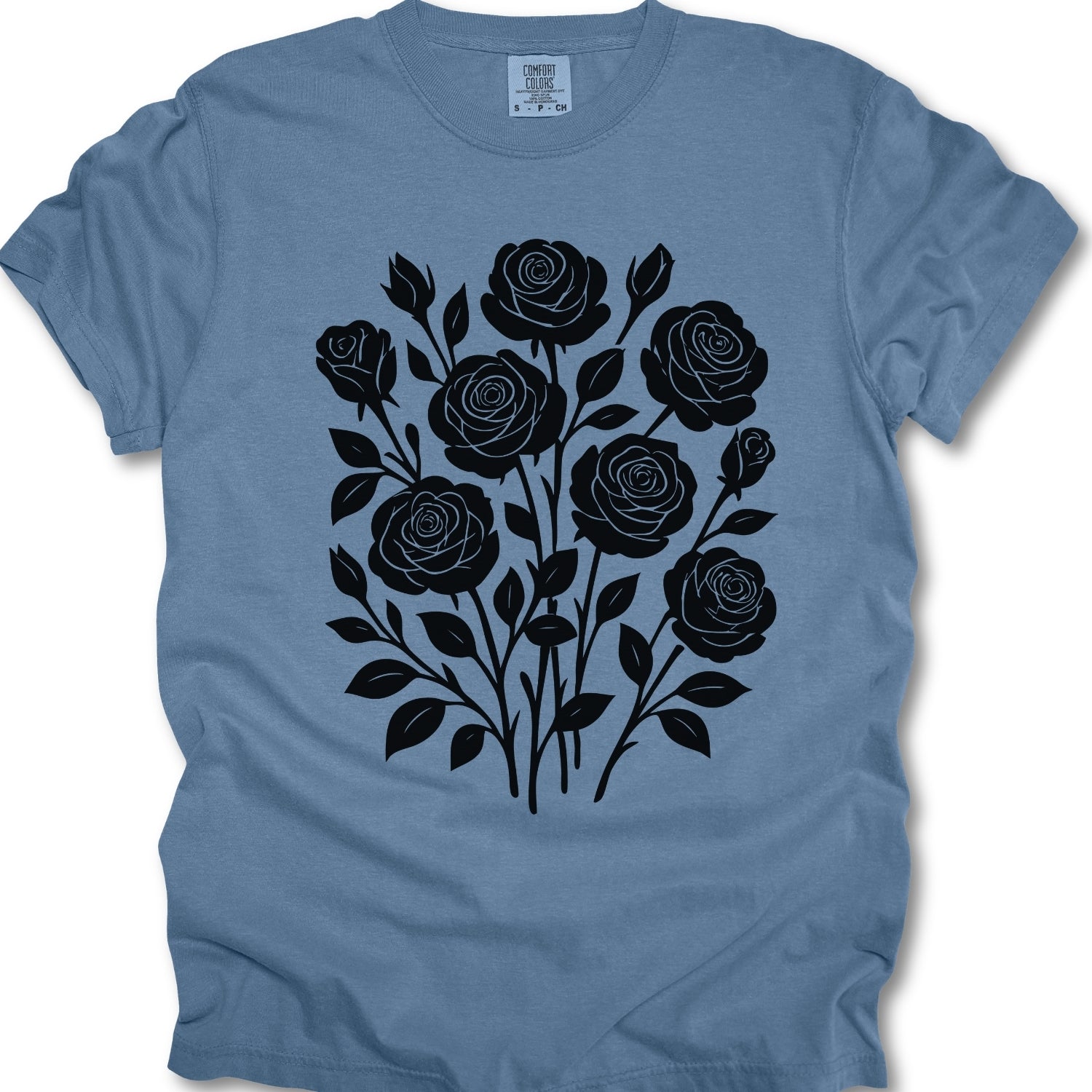 Stencil Rose Tee