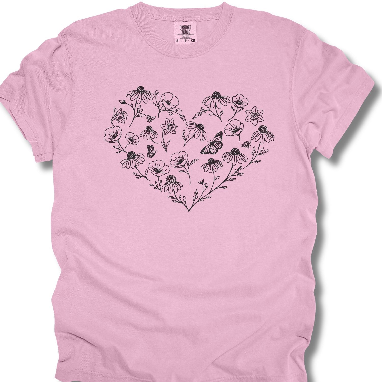 Floral Heart T-shirt