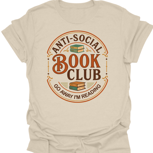 Antisocial Book Club Tee