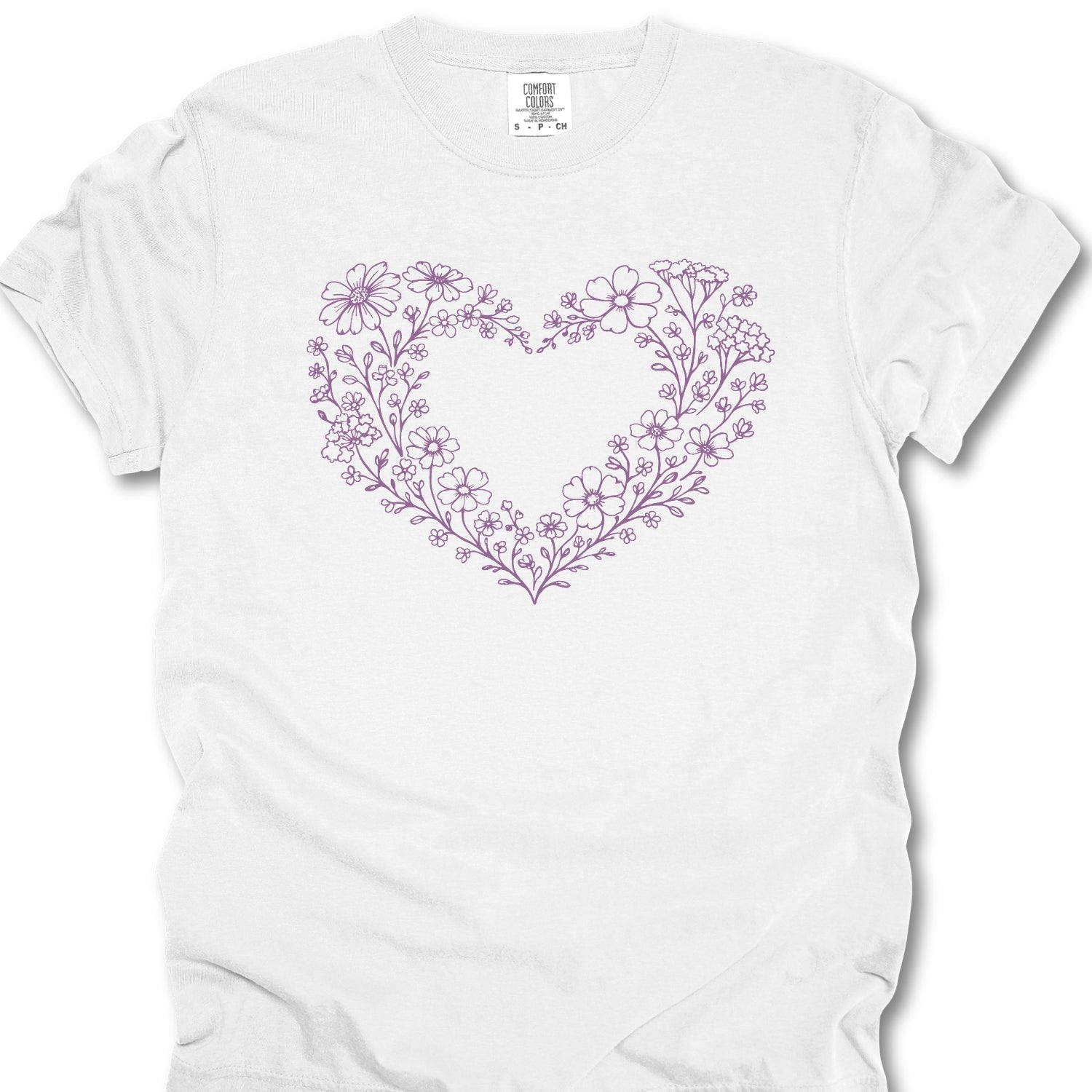 Floral Heart Tee