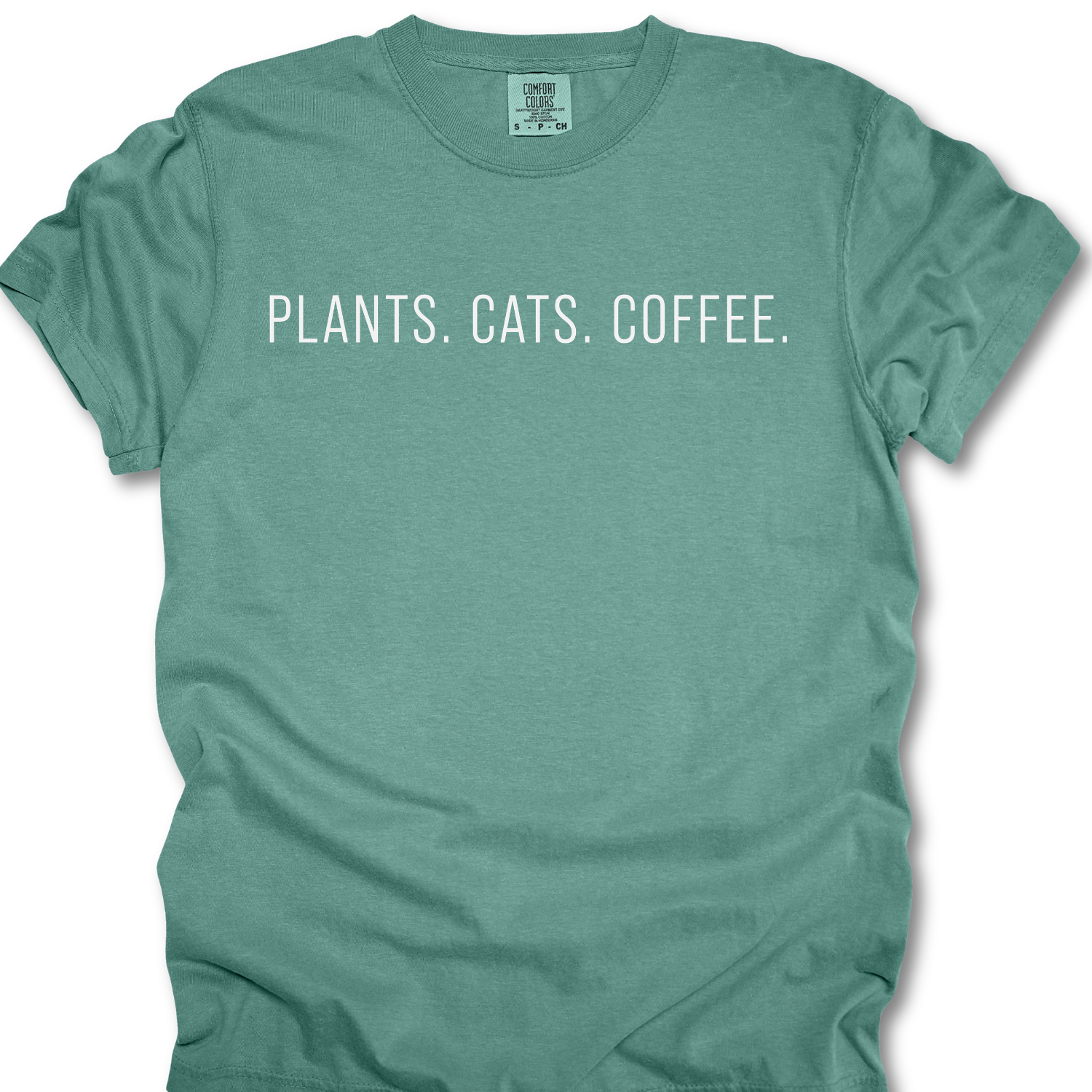 Plants Cats Coffee Tee