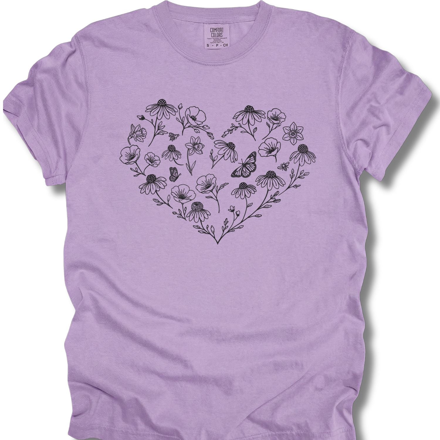 Floral Heart T-shirt