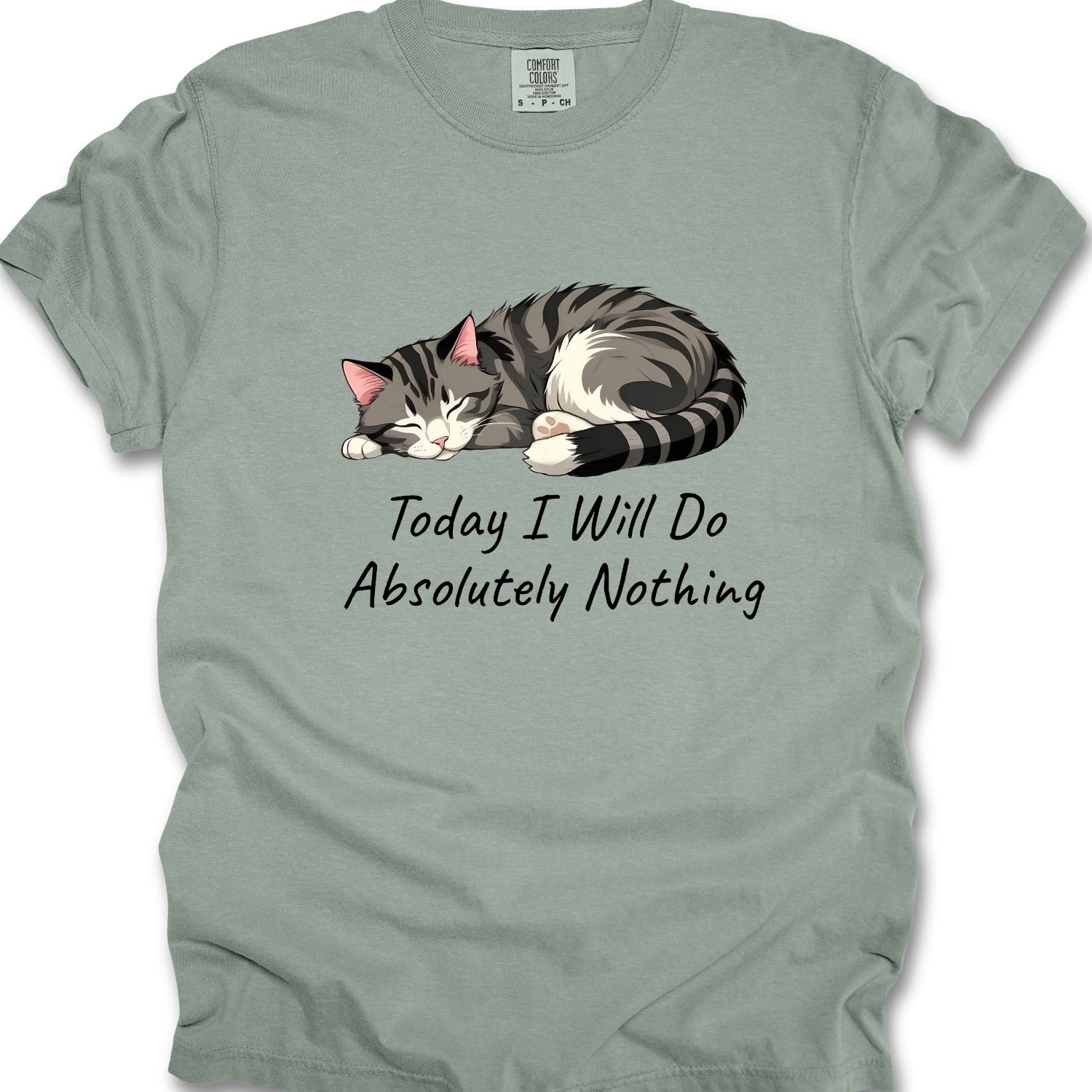 Today I Will Do Absolutely Nothing Cat Shirt