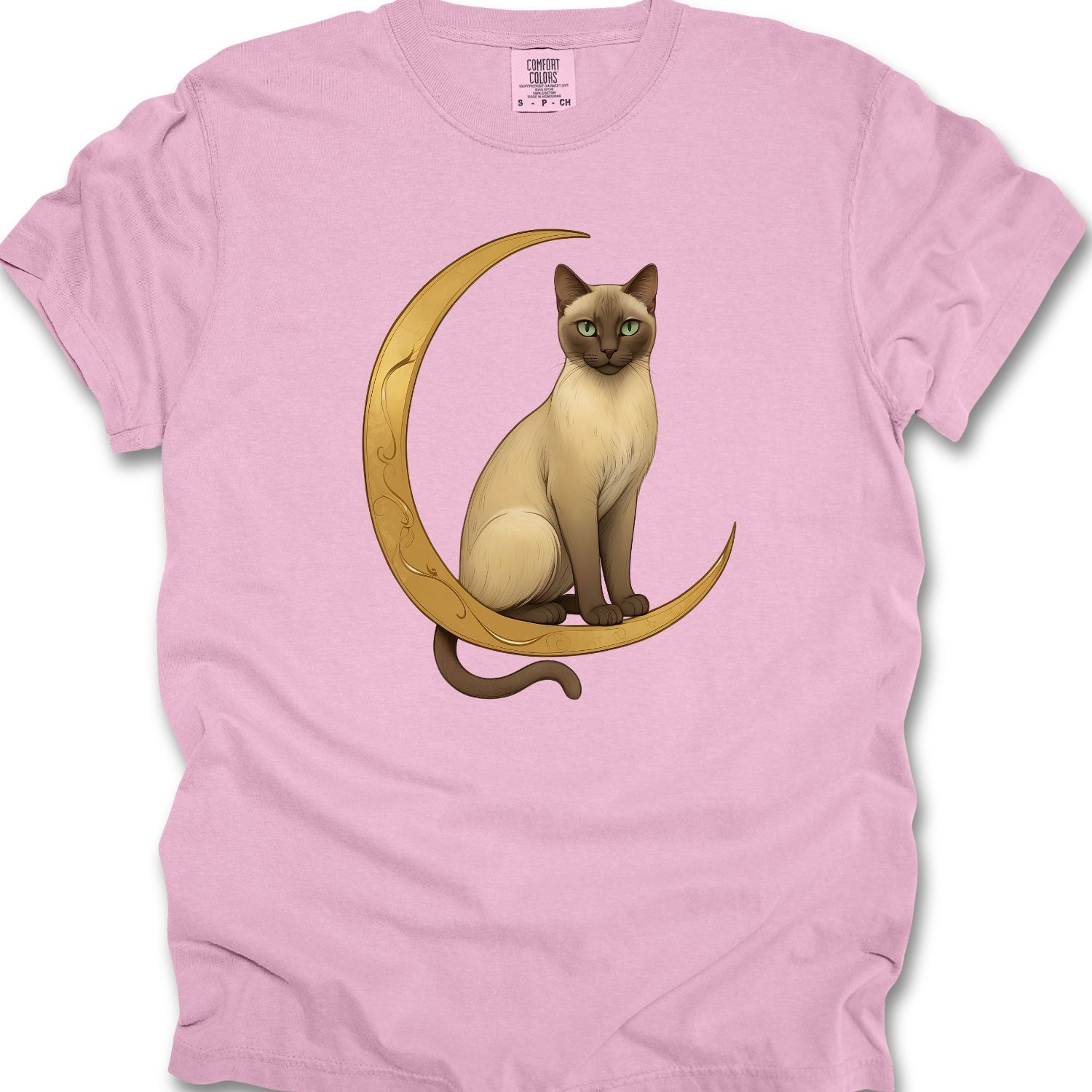 Cat in the moon T-shirt