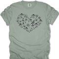Floral Heart T-shirt