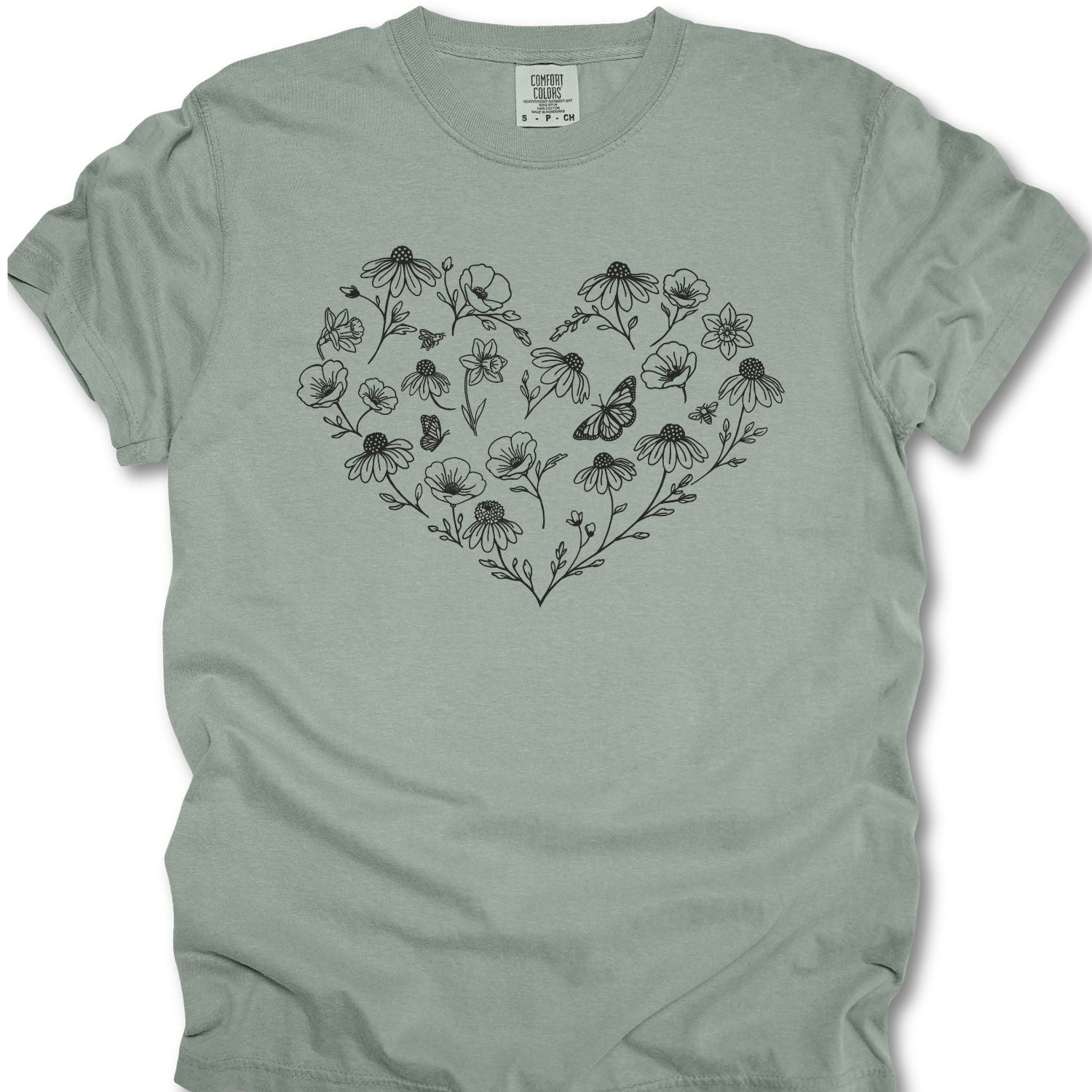Floral Heart T-shirt